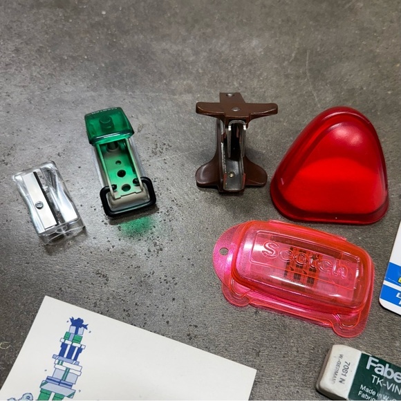 Vintage School Office Supply Lot NOS Scripto Pentel Erasers Leads Sharpeners - Picture 5 of 9